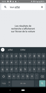 clavier android auto