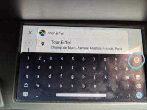 clavier android auto